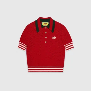 adidas x Gucci cotton polo