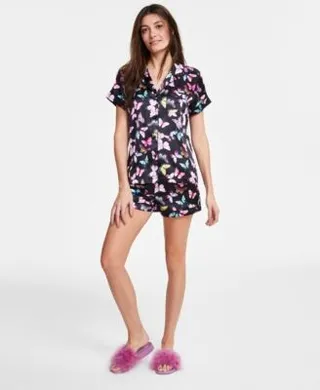 Inc International Concepts Womens Butterfly Pajamas Pool Slides Created For Macys