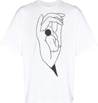 graphic-print cotton T-shirt