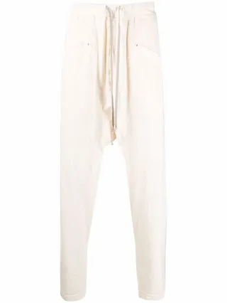 Drawstring Straight-Leg Trousers