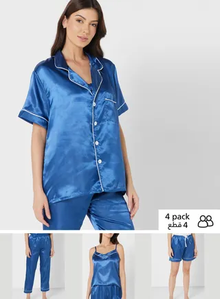 4 Piece Pyjama Set