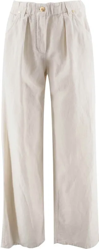 Straight Trousers With A High Waist