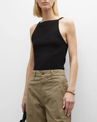 Mina High-Neck Tank Top