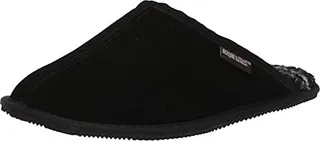 MUK LUKS Men's Dave Printed Berber Suede Scuff Slipper
