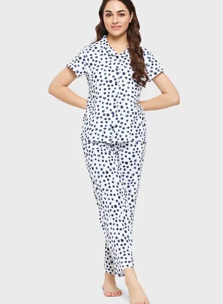Printed Shirts & Pyjama Set