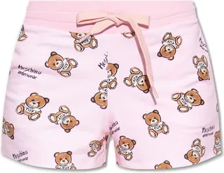 Moschino Teddy Bear-Motif Drawstring Shorts