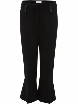 Cropped Flared Trousers
