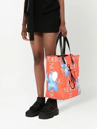 Logo-Print Tote Bag