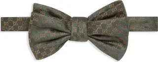 GG silk bow tie