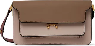 Marni Pink & Brown East West Trunk Bag