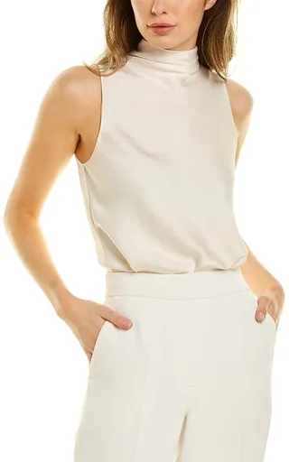 Vince Draped Turtleneck Bodysuit