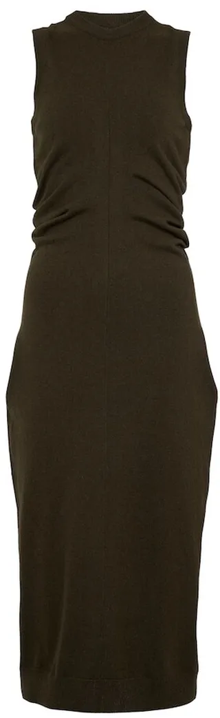 Cashmere and cotton midi dress