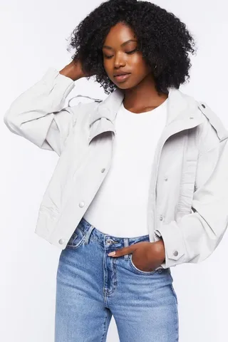 Twill Bomber Jacket