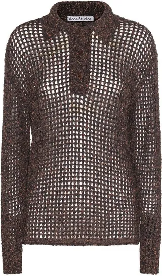 Acne Studios Knitted Polo Shirt