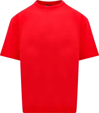 Sustainable cotton t-shirt with embroidered logo