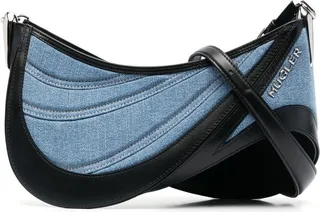 medium Spiral Curve 01 denim bag