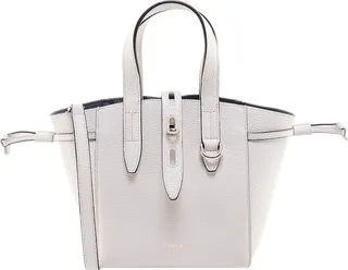 Furla Net Logo Printed Mini Tote Bag