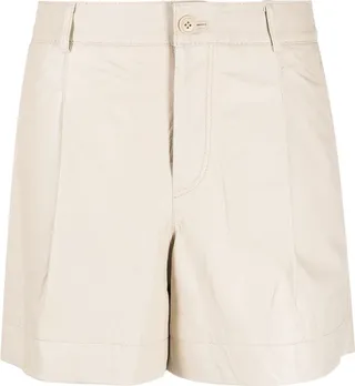 Pleated Mini Shorts