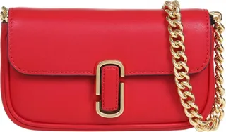 Mini Snapshot Shoulder Bag In Leather