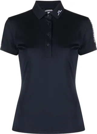 Embroidered-Logo Polo Top