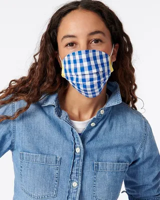 Pack-of-three nonmedical face masks in mixed prints