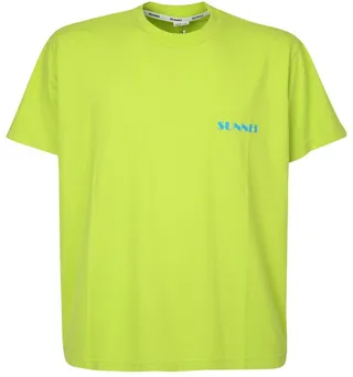 Sunnei Logo Printed Crewneck T-Shirt