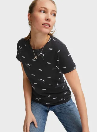 Essential Power Logo Aop T-Shirt