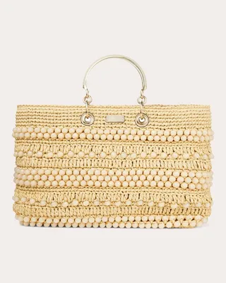 Large Beaded Bon Bon Tote Bag