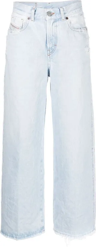 Cropped Wide-Leg Jeans