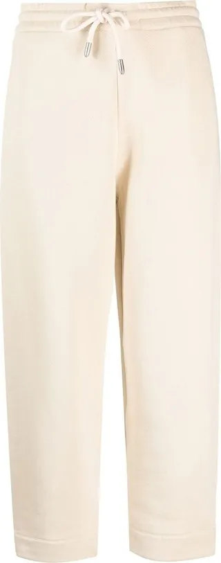 Cropped Drawstring-Waist Trousers