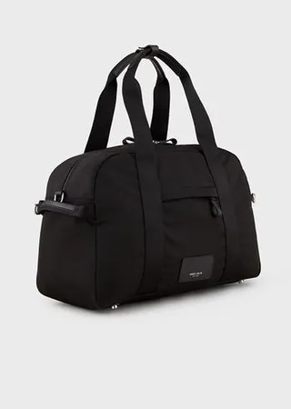 Small duffel bag in nylon Armani Sustainability Values