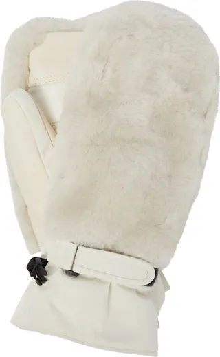 Shearling mittens
