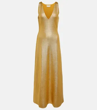 Melitta wool maxi dress