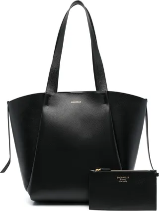 large Boheme leather tote bag