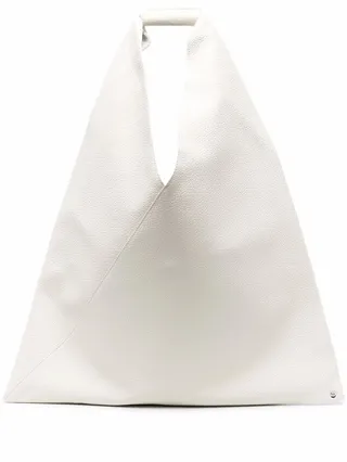 Pebbled-Texture Tote Bag