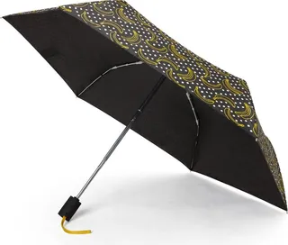 Kipling Auto Open Printed Umbrella Banana Dot Mania