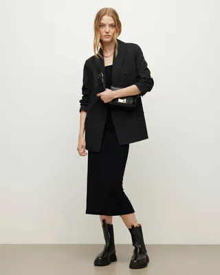Charlie Midi Dress - Black