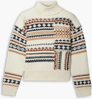 Tate Fair Isle wool-blend jacquard turtleneck sweater