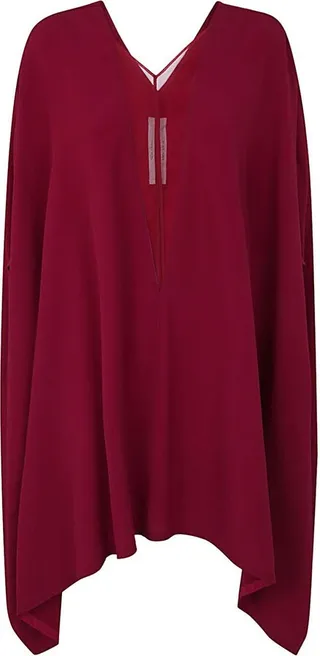 Tulle V-neck Babel Kaftan Tunic