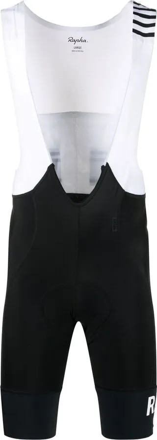 Black And White Pro Team II Cycling Bib Shorts