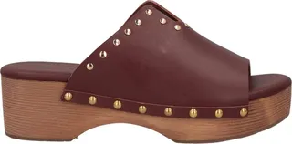 Mules & Clogs Burgundy