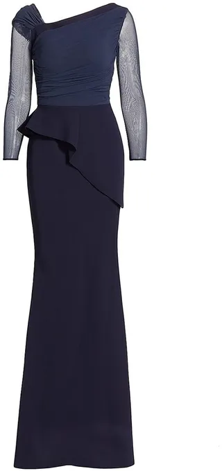 Rippy Illusion Gown