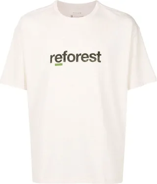 Reforest-print detail T-shirt