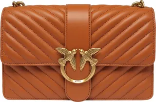 Pinko Love Classic Icon V Quilt Shoulder Bag