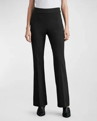 Irina Slim Flared Pull-On Pants