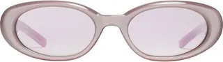 Oval-Frame Sunglasses