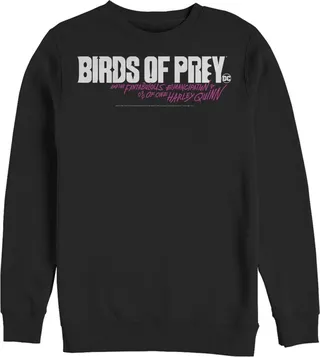 Men's Birds of Prey Fantabulous Logo Sweatshirt - Black - Large