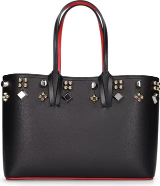 Small Cabata spiked leather tote bag