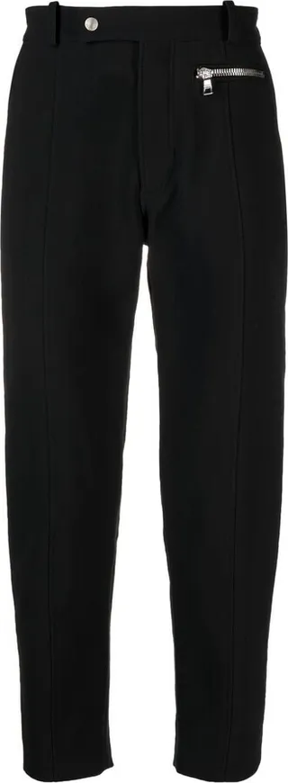 Cropped Tapered Trousers