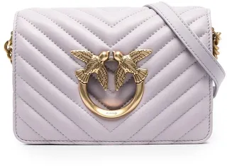 Love quilted crossbody bag